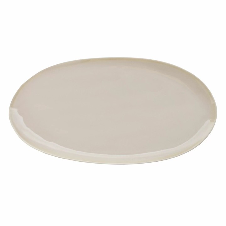 Talerz owalny 43x22,5 cm, beżowy ETER | V-85026-4 VERLO