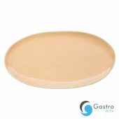 Talerz owalny 26,5x14 cm, łososiowy ETER | V-85023-6 VERLO