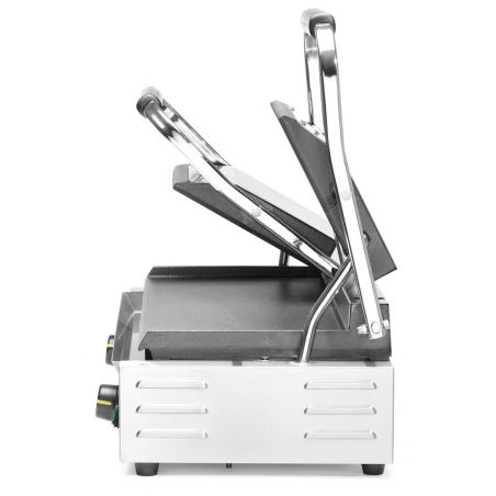 Grill kontaktowy podwójny-góra ryflowana, dół gładki | 263808 HENDI 