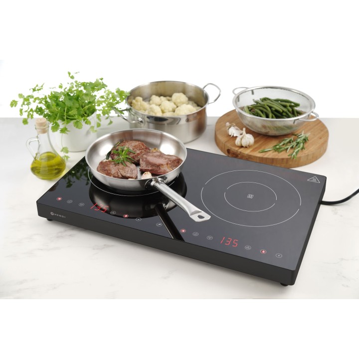 Kuchenka indukcyjna podwójna Kitchen Line |  239414 HENDI