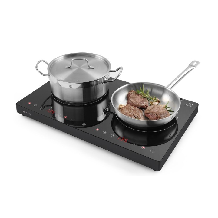 Kuchenka indukcyjna podwójna Kitchen Line |  239414 HENDI