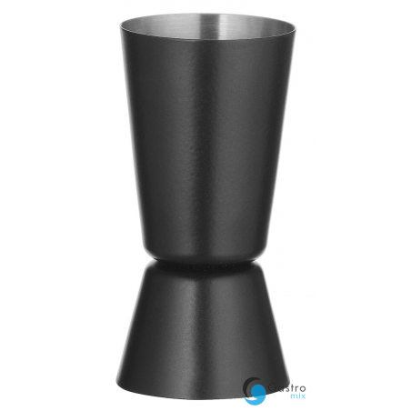 Jigger – miarka barmańska 25/35 ml, Bar up, czarny, ø40x(H)75mm  | 596630 HENDI 