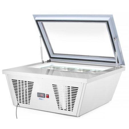 Witryna mroźnicza nastawna, Arktic, 220-240V/210W, 800x680x(H)670mm| 233689 HENDI 