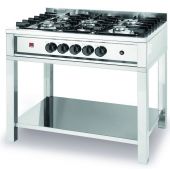 Kuchnia gazowa 5-palnikowa Kitchen Line na podstawie otwartej | 225806 HENDI