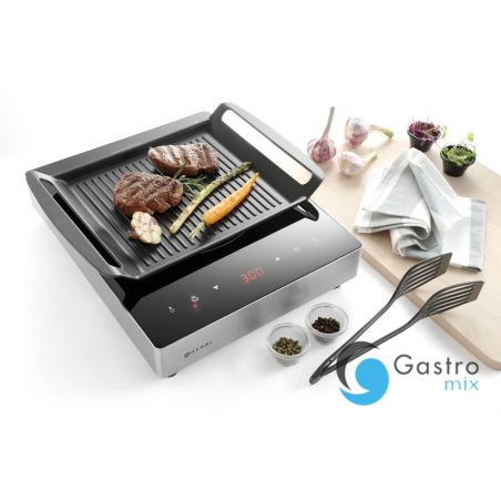 Taca ryflowana do kuchenek indukcyjnych Titanium Professional | 629130 HENDI 