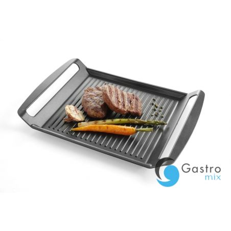 Taca ryflowana do kuchenek indukcyjnych Titanium Professional | 629130 HENDI 