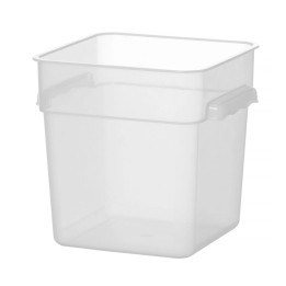 Przezroczysty pojemnik z polipropylenu z miarką 7,6 l, o wym.235x235x230(H)  | 870938 HENDI