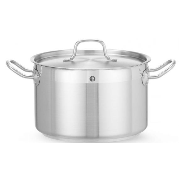 Garnek średni z pokrywką 7L | 831403 HENDI 