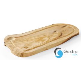Deska do serwowania z drewna oliwnego, z rowkiem  | 505212 HENDI