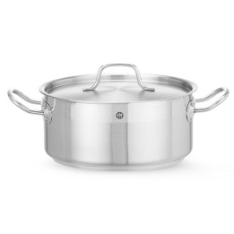 Garnek niski Profi Line z pokrywką 4,8 l; śr. 240 x 105 h