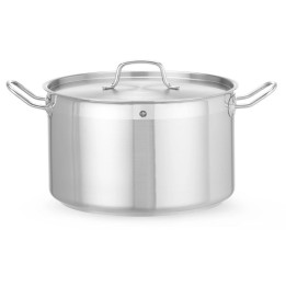Garnek średni Profi Line z pokrywką 15 l; śr. 320 x 190 h