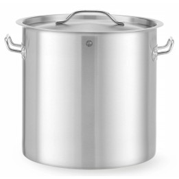 Garnek wysoki z pokrywką 25L Budget Line | 834206 HENDI