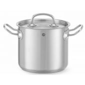 Garnek wysoki z pokrywką 2,8L | 837108 HENDI