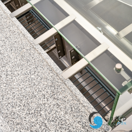  stół chłodniczy V 402 l  3 drzwiowy do pizzy z nadstawką szklaną | 833037 STALGAST