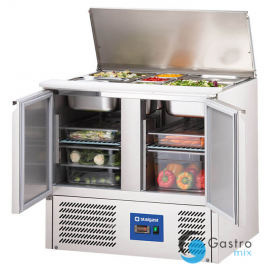  stół chłodniczy 2 drzwiowy sałatkowy, V 240 l | 832129 STALGAST