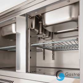  stół chłodniczy 2 drzwiowy sałatkowy, V 240 l | 832129 STALGAST