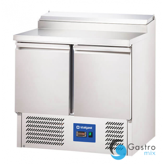 stół chłodniczy 2 drzwiowy z nadstawą sałatkową, V 240 l | 832328 STALGAST 