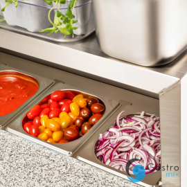  stół chłodniczy 2 drzwiowy do pizzy, V 240 l | 833029 STALGAST