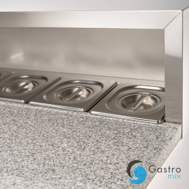  stół chłodniczy 2 drzwiowy do pizzy, V 240 l | 833029 STALGAST