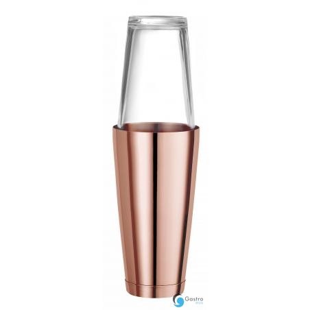 Shaker bostoński, Bar up, 0,8L, miedziany, ø90mm | 596395 HENDI 