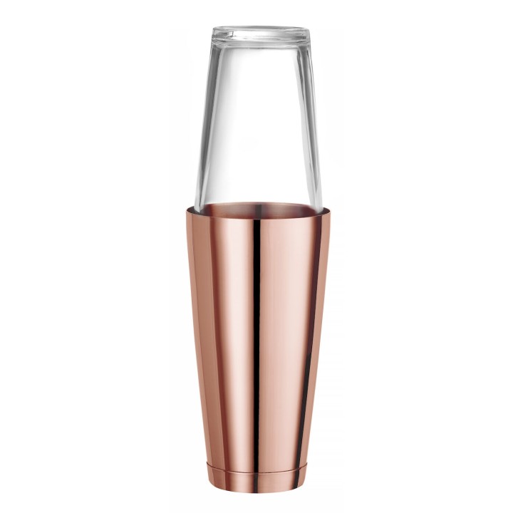 Shaker bostoński, Bar up, 0,8L, miedziany, ø90mm | 596395 HENDI
