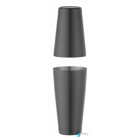 Shaker bostoński Tin-on-Tin, Bar up, 0,8L, czarny, ø90mm | 596418 HENDI