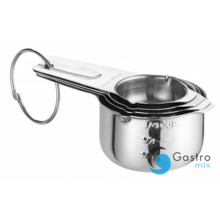 Miarka - zestaw 4 szt., HENDI, 135x80x(H)45mm | 596494 HENDI 