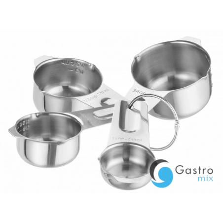 Miarka - zestaw 4 szt., HENDI, 135x80x(H)45mm | 596494 HENDI 