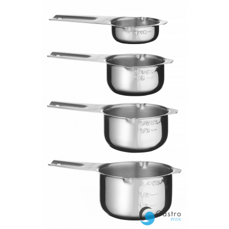 Miarka - zestaw 4 szt., HENDI, 135x80x(H)45mm | 596494 HENDI 