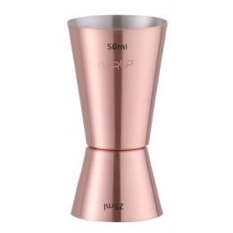 Jigger – miarka barmańska 25/50 ml, Bar up, miedziany, ø42x(H)86mm | 596548 HENDI