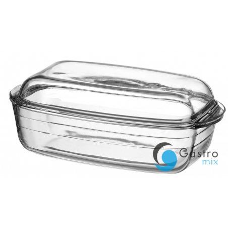 Naczynie żaroodporne z pokrywą 370x215x(H)140mm OVENCHEF, Duralex, transparentny | 9151AS02A1111... 