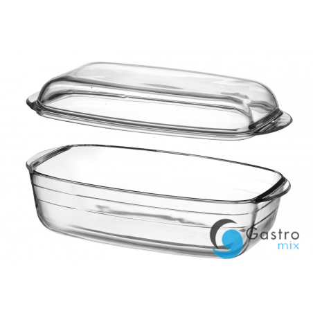 Naczynie żaroodporne z pokrywą 370x215x(H)140mm OVENCHEF, Duralex, transparentny | 9151AS02A1111... 