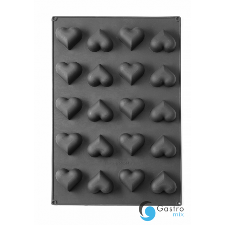 Forma silikonowa HEART, 570x375x(H)35mm | 677254 HENDI 