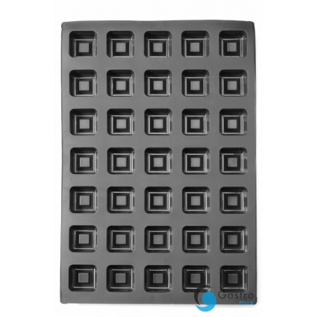 Forma silikonowa SQUARE, 570x375x(H)25mm | 677261 HENDI 