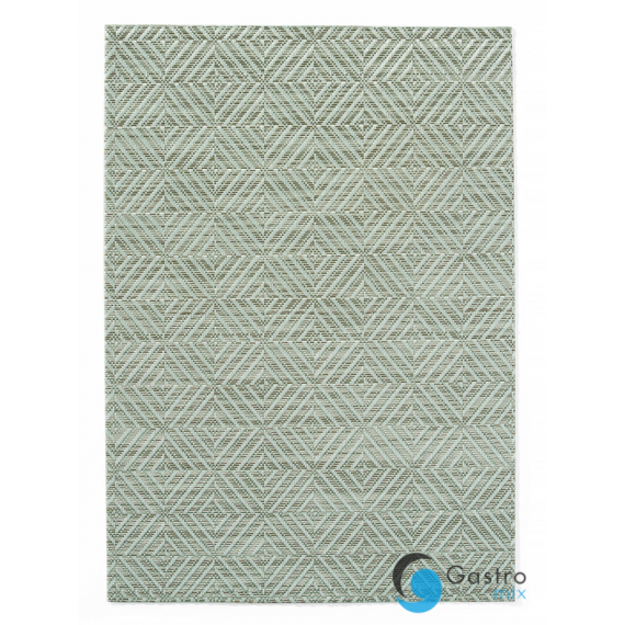 Podkładka na stół, wzory geometryczne 6 szt. zielony, 450x300mm | 597934 HENDI 