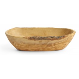 Miska podłużna z drewna oliwnego, 205x95x(H)50mm | 505335 HENDI
