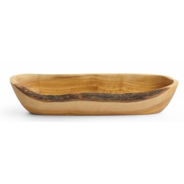 Miska podłużna z drewna oliwnego 300x95x(H)60mm  505342 hendi