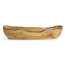 Miska podłużna z drewna oliwnego, HENDI, 400x90x(H)80mm | 505359 hendi
