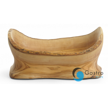 Miska dekoracyjna z drewna oliwnego, 365x200x(H)290mm | 505366 hendi 