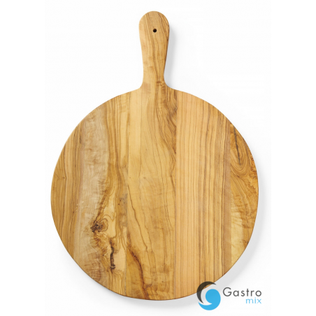 Deska do serwowania z drewna oliwnego, ø320x(H)19mm | 505380 hendi 
