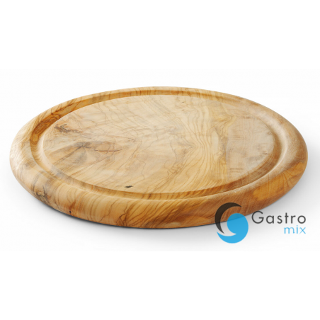 Deska do serwowania z drewna oliwnego, ø260x(H)25mm| 505397 hendi 