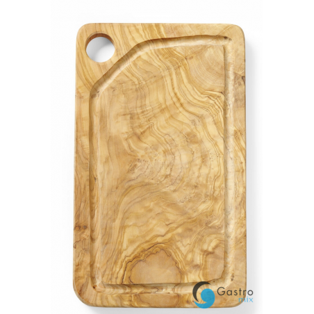 Deska do serwowania z drewna oliwnego, 335x205x(H)25mm | 505410 HENDI 
