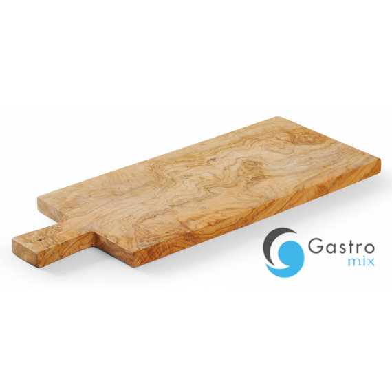 Deska do serwowania z drewna oliwnego, 480x190x(H)22mm| 505434 HENDI 