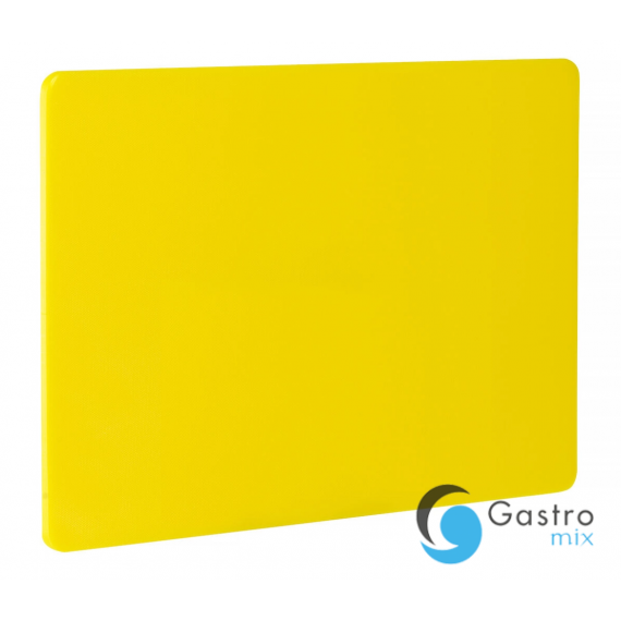 Deska do krojenia HACCP GN 1/1  żółty, 530x325x(H)10mm | 826850 HENDI 