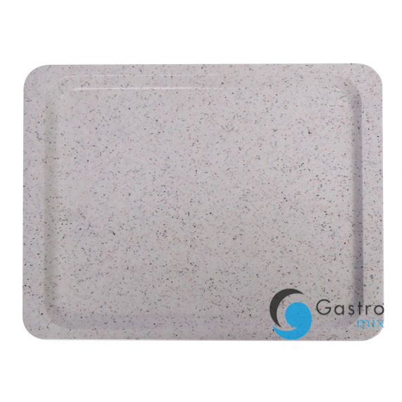 Taca poliestrowa gładka GN 1/2 granit-265x325 mm | 876602 HENDI 