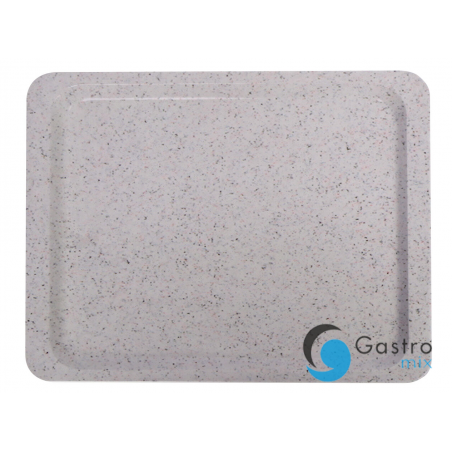 Taca poliestrowa gładka GN 1/2 granit-265x325 mm | 876602 HENDI 