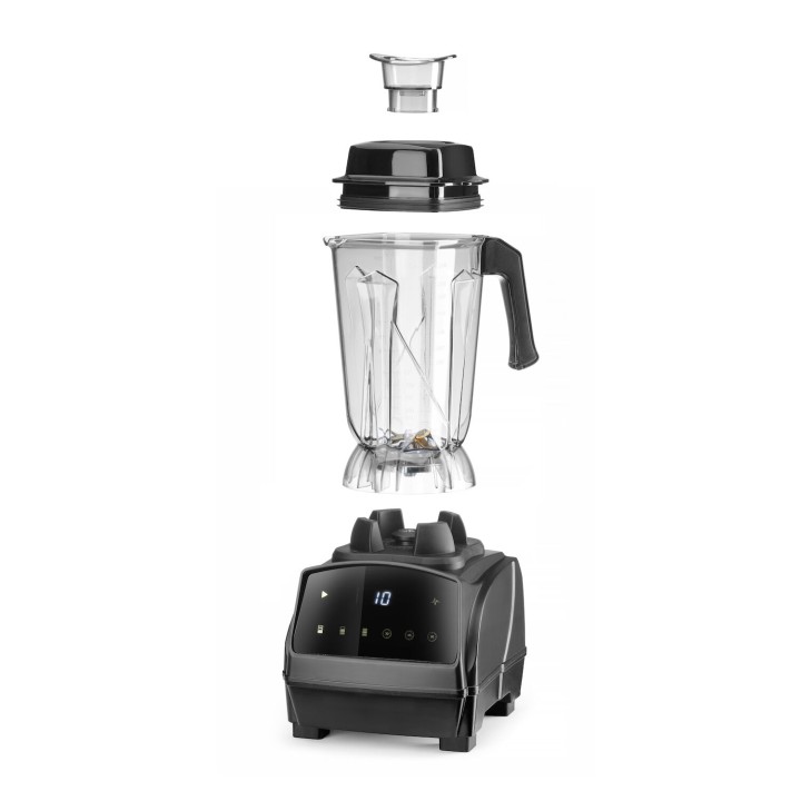 Blender barmański elektroniczny, 2,5L, czarny, 220-240V/1680W, 220x240x(H)535mm | 238097 HENDI