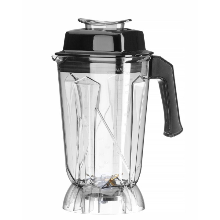 Blender barmański elektroniczny, 2,5L, czarny, 220-240V/1680W, 220x240x(H)535mm | 238097 HENDI