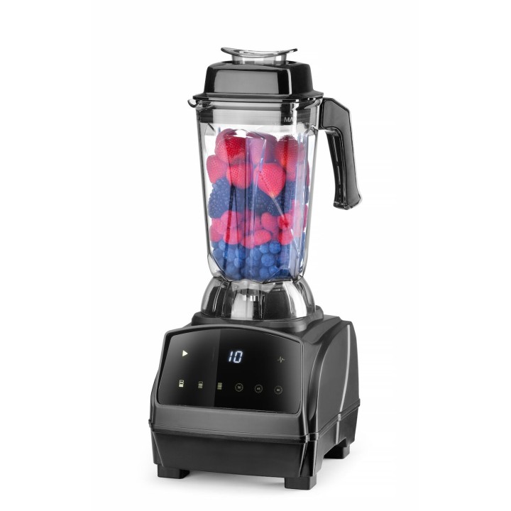 Blender barmański elektroniczny, 2,5L, czarny, 220-240V/1680W, 220x240x(H)535mm | 238097 HENDI