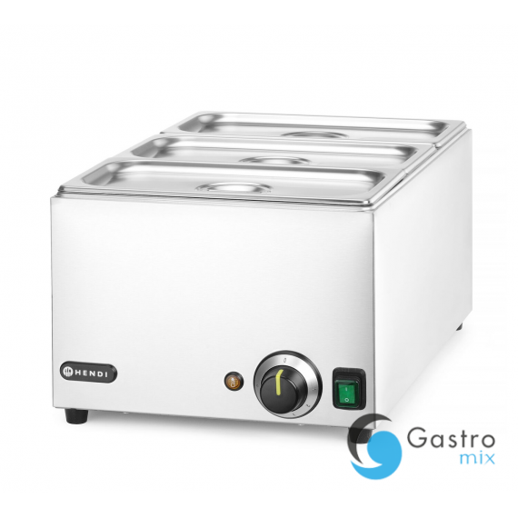 Zestaw: Bemar HENDI RANGER + 3x GN 1/3 z pokrywką, HENDI, GN 1/1, 230V/1000W, 590x332x(H)242mm|... 